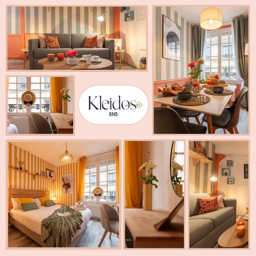 Olympe By Kleidos, Appartement 4P, Rue Calme, Centre Historique, Proche Gare Rouen Exteriör bild